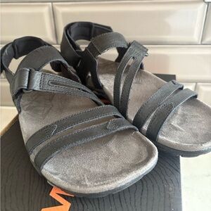 Black Strappy Sandals